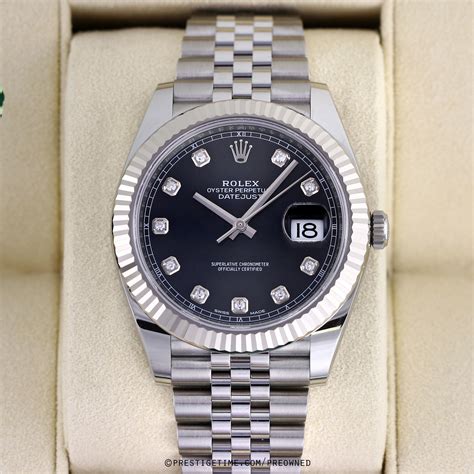 rolex datejust 41 pre owned